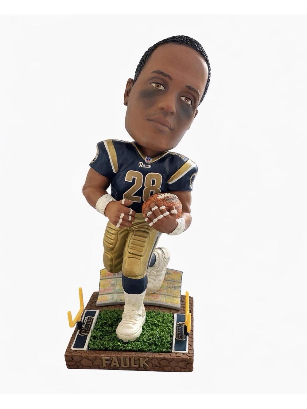 Marshall Faulk Dobblehead Forever Collectibles RAM NFL Limited Edition No. 1137